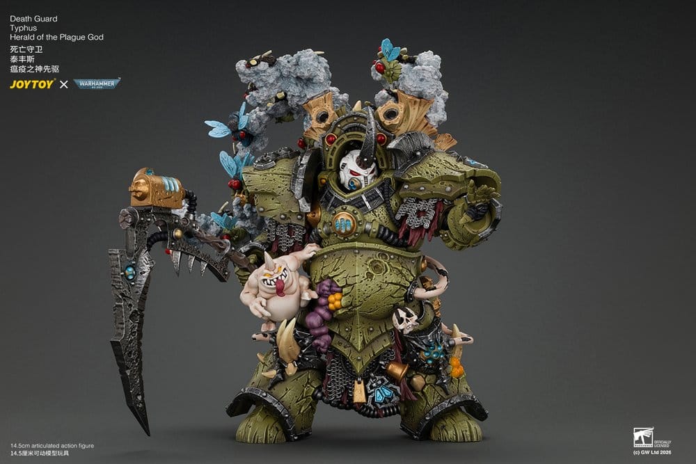 Warhammer Figura Death Guard Typhus Herald of the Plague God 15 cm