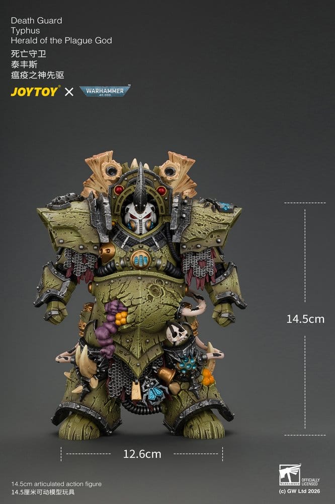 Warhammer Figura Death Guard Typhus Herald of the Plague God 15 cm