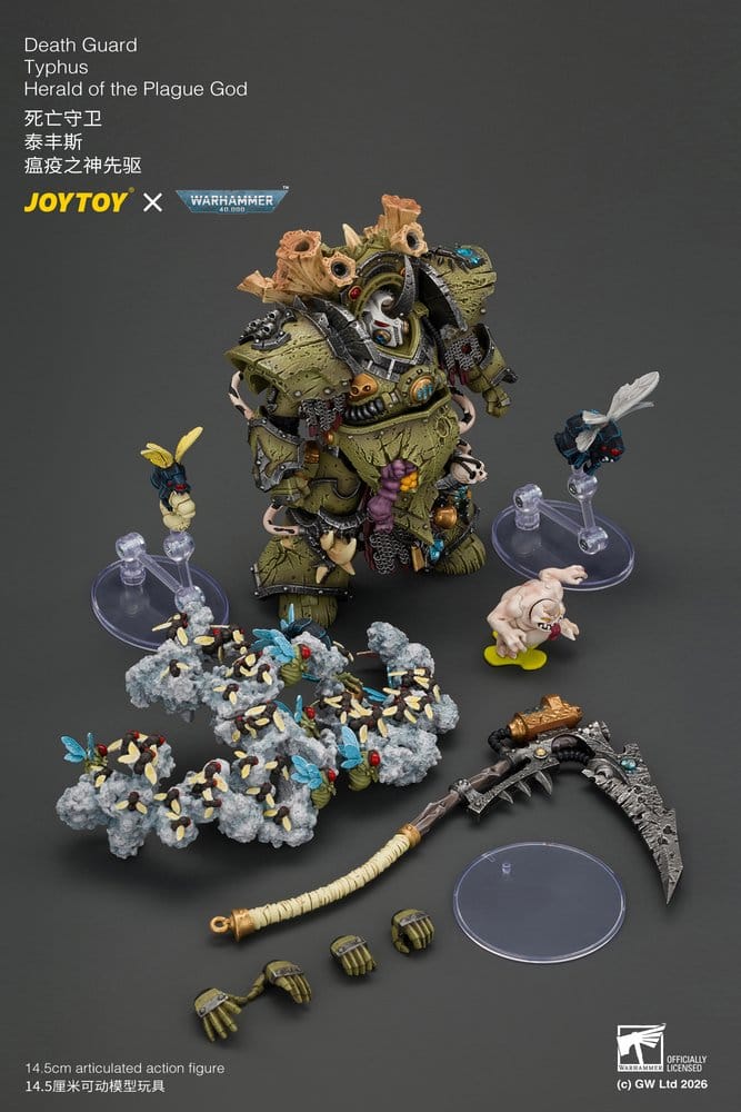 Warhammer Figura Death Guard Typhus Herald of the Plague God 15 cm