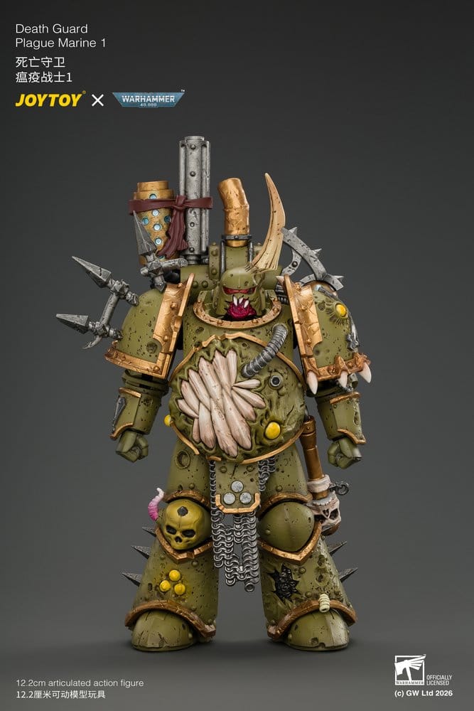 Warhammer Figura Death Guard Plague Marine 1 12 cm