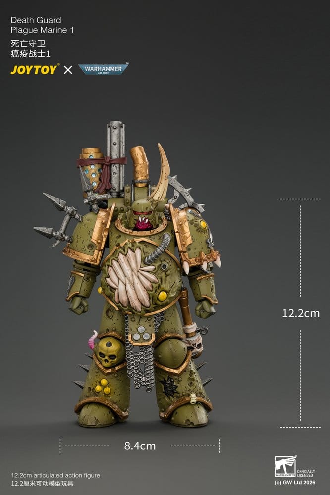 Warhammer Figura Death Guard Plague Marine 1 12 cm