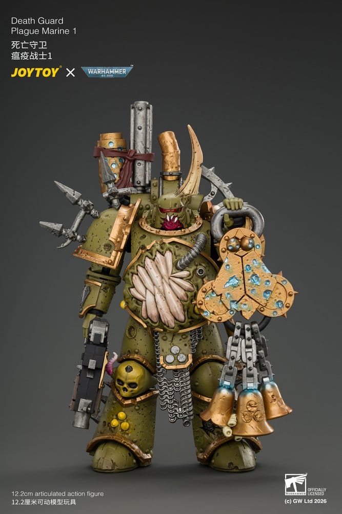 Warhammer Figura Death Guard Plague Marine 1 12 cm