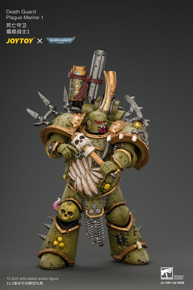 Warhammer Figura Death Guard Plague Marine 1 12 cm