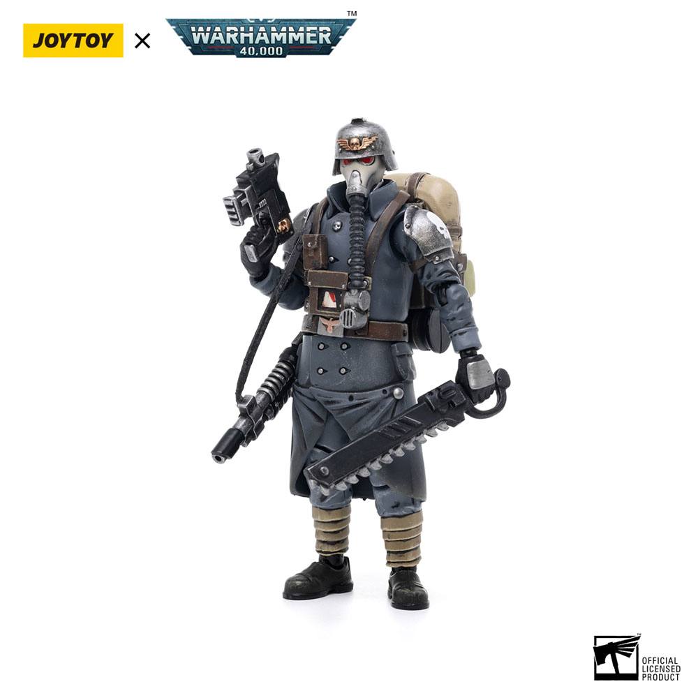 Warhammer 40k Figura 1/18 Death Korps of Krieg Veteran Squad Sergeant 10 cm Frikytopia