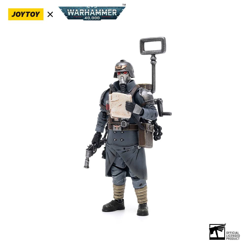 Warhammer 40k Figura 1/18 Death Korps of Krieg Veteran Squad Guardsman Communications Specialist 10 cm Frikytopia
