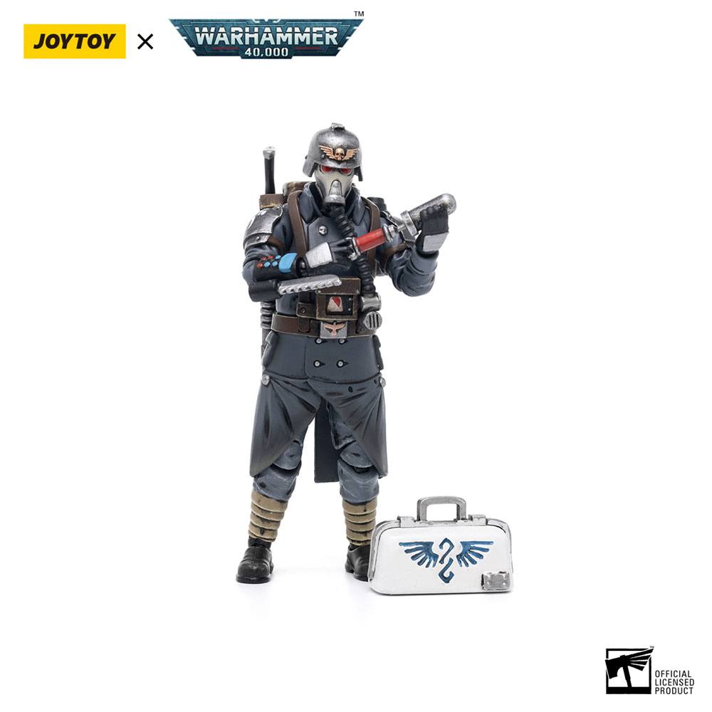 Warhammer 40k Figura 1/18 Death Korps of Krieg Veteran Squad Guardsman Medic 10 cm Frikytopia