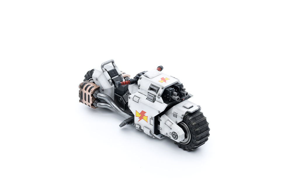 Warhammer 40k Veículo 1/18 White Scars Raider-pattern Combat Bike 22 cm