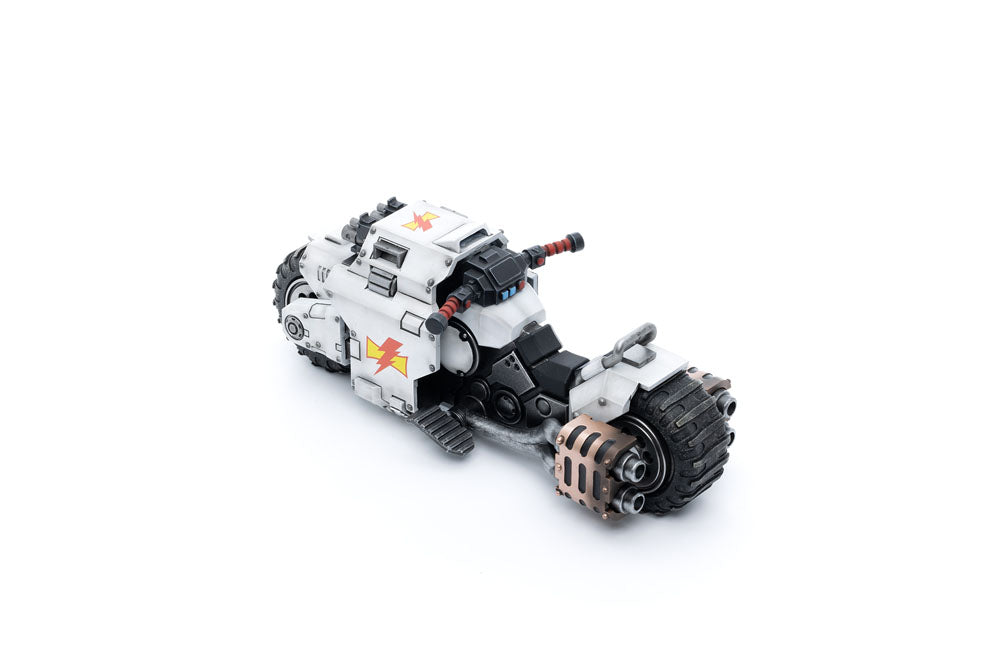 Warhammer 40k Veículo 1/18 White Scars Raider-pattern Combat Bike 22 cm
