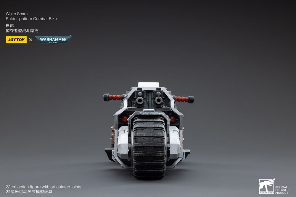 Warhammer 40k Veículo 1/18 White Scars Raider-pattern Combat Bike 22 cm