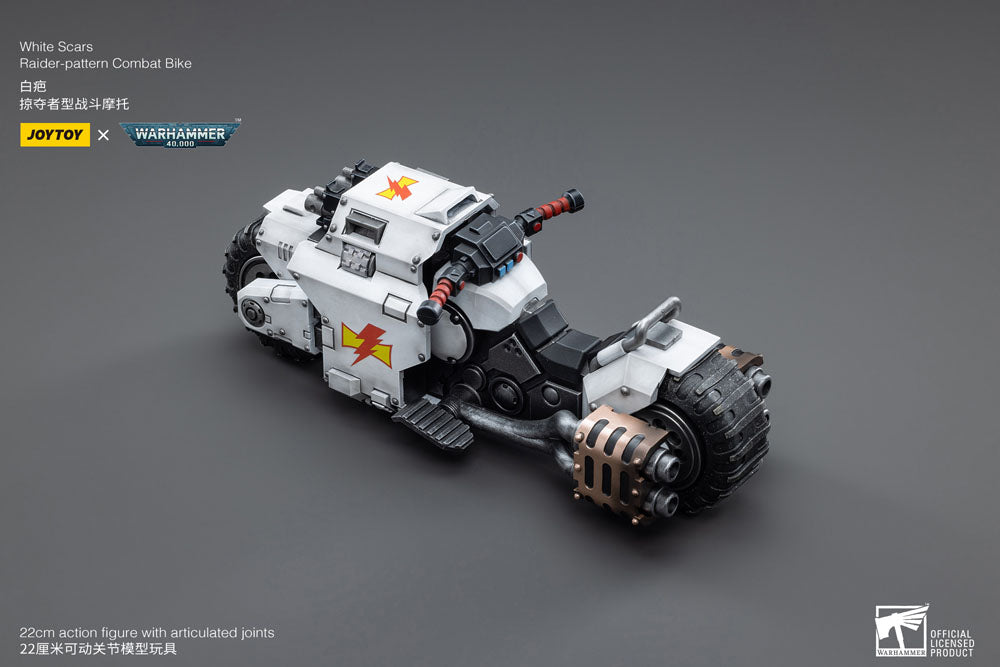 Warhammer 40k Veículo 1/18 White Scars Raider-pattern Combat Bike 22 cm