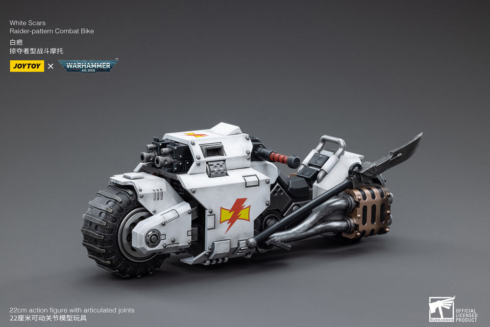 Warhammer 40k Veículo 1/18 White Scars Raider-pattern Combat Bike 22 cm