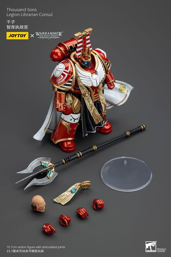 Warhammer The Horus Heresy Figura 1/18 Thousand Sons Legion Librarian Consut 16 cm