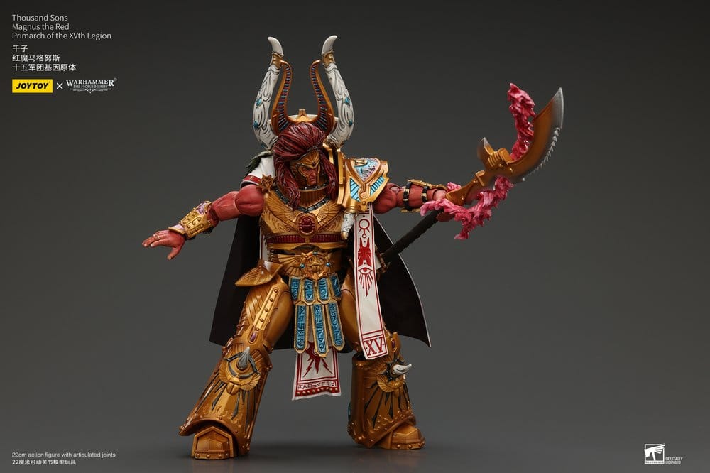 Warhammer The Horus Heresy Figura 1/18 Thousand sons Magnus the Red Primarch of the XVth Legion 12 cm