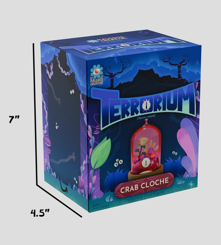 Terrorium Figuras Mini Crab Cloche 7 cm Blind Box Expositor (6)