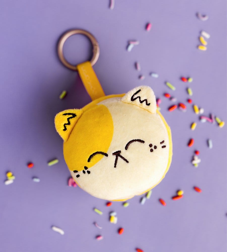 Meowcaron Pendente de Peluche para Mala Smile 7 cm