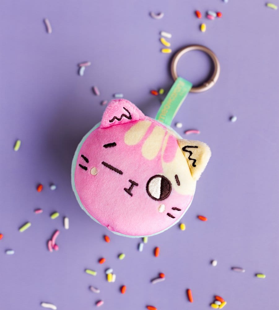 Meowcaron Chaveiro de Peluche Wink 7 cm