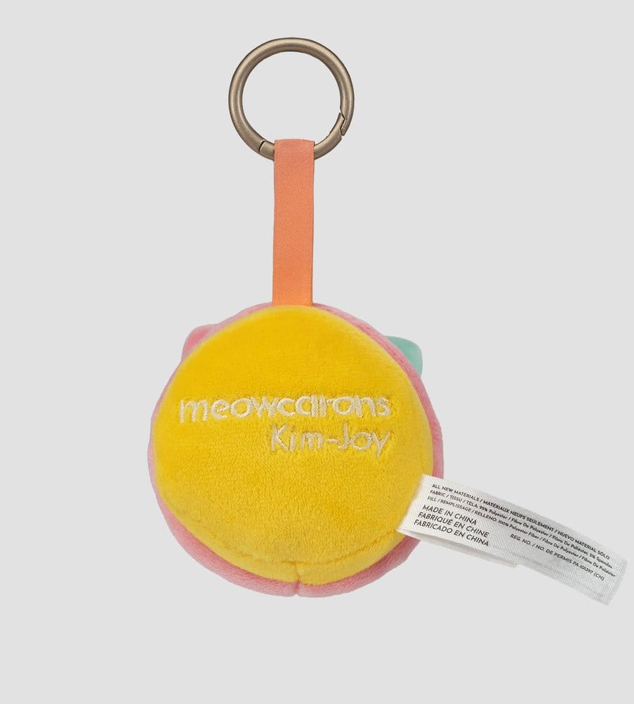 Meowcaron Colgante de bolso de peluche Scared 7 cm