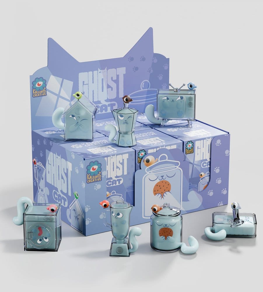 Ghost Cat Figuras Mini S1 6 cm Blind Box Expositor (6)