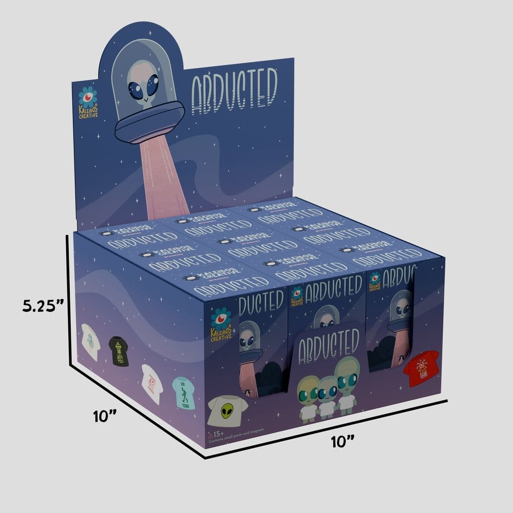 Abducted Figuras Mini S1 9 cm Blind Box Expositor (9)