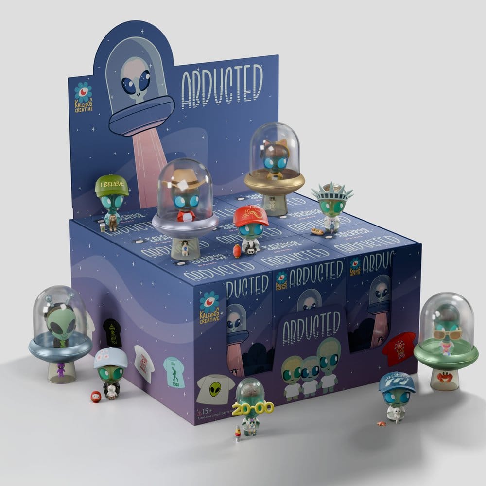 Abducted Figuras Mini S1 9 cm Blind Box Expositor (9)