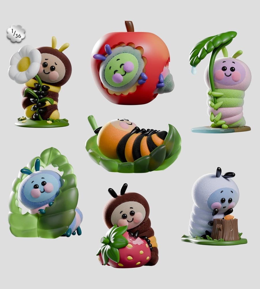 Wooly Bear and Friends Figuras Mini Vinyl S1 13 cm Blind Box Expositor (6)