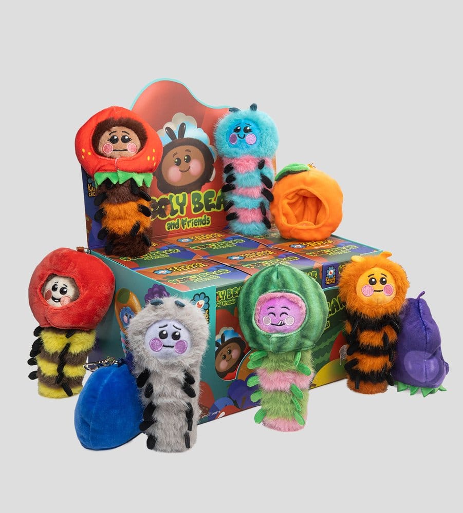 Wooly Bear and Friends Llavero de peluche S1 7 cm Blind Box Expositor (6)