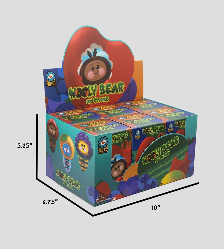 Wooly Bear and Friends Llavero de peluche S1 7 cm Blind Box Expositor (6)