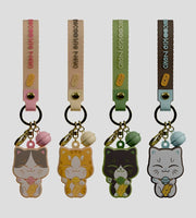 Manecookie Neko Porta-Chaves de Silicone S1 13 cm Blind Box Expositor (8)