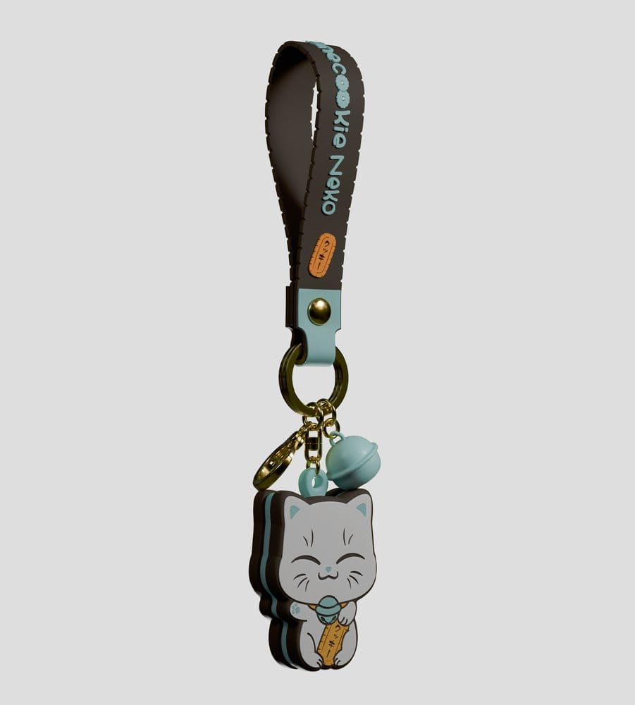 Manecookie Neko Porta-Chaves de Silicone S1 13 cm Blind Box Expositor (8)