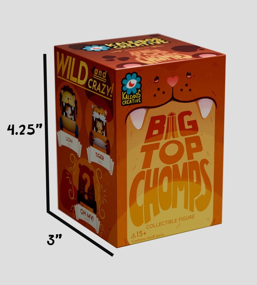 Big Top Chomps Figuras Mini S1 6 cm Blind Box Expositor (6)