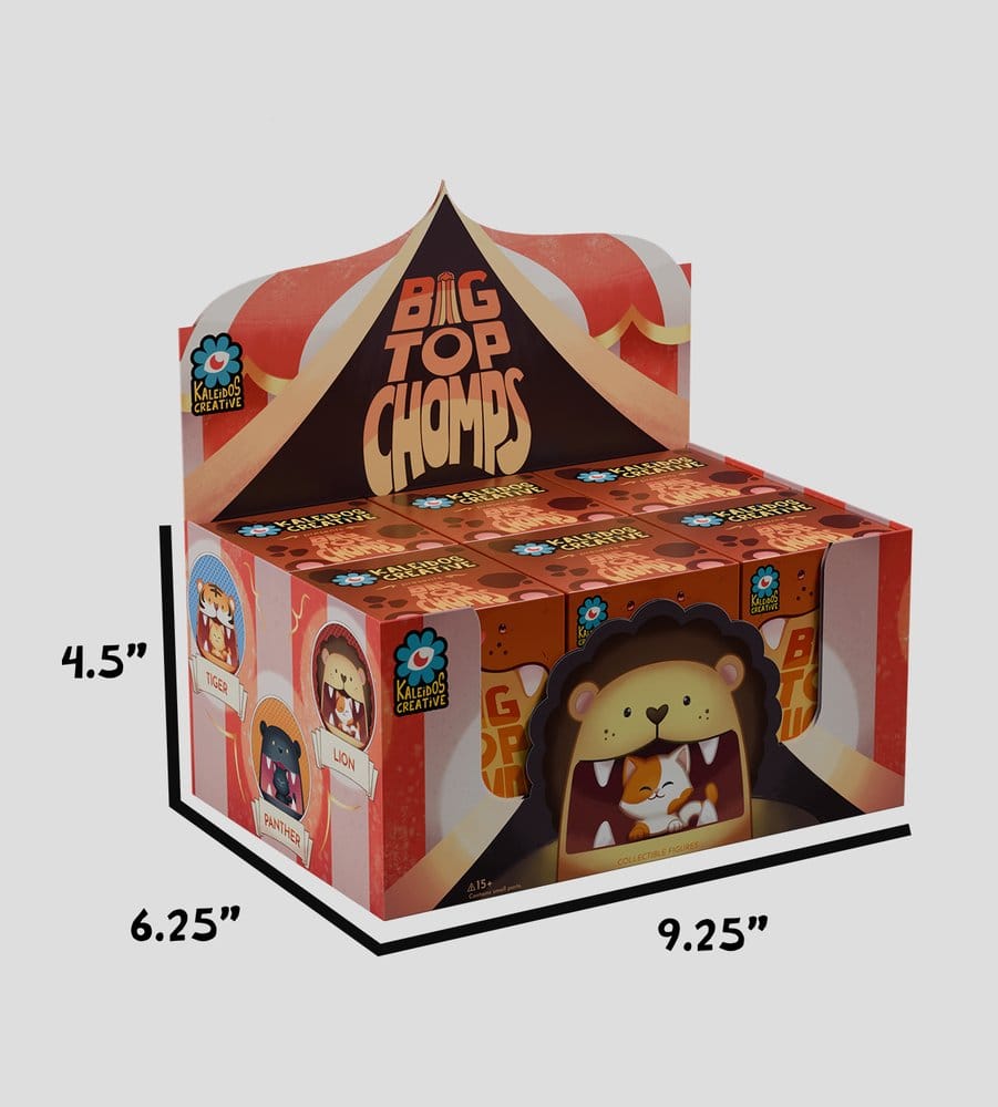Big Top Chomps Figuras Mini S1 6 cm Blind Box Expositor (6)