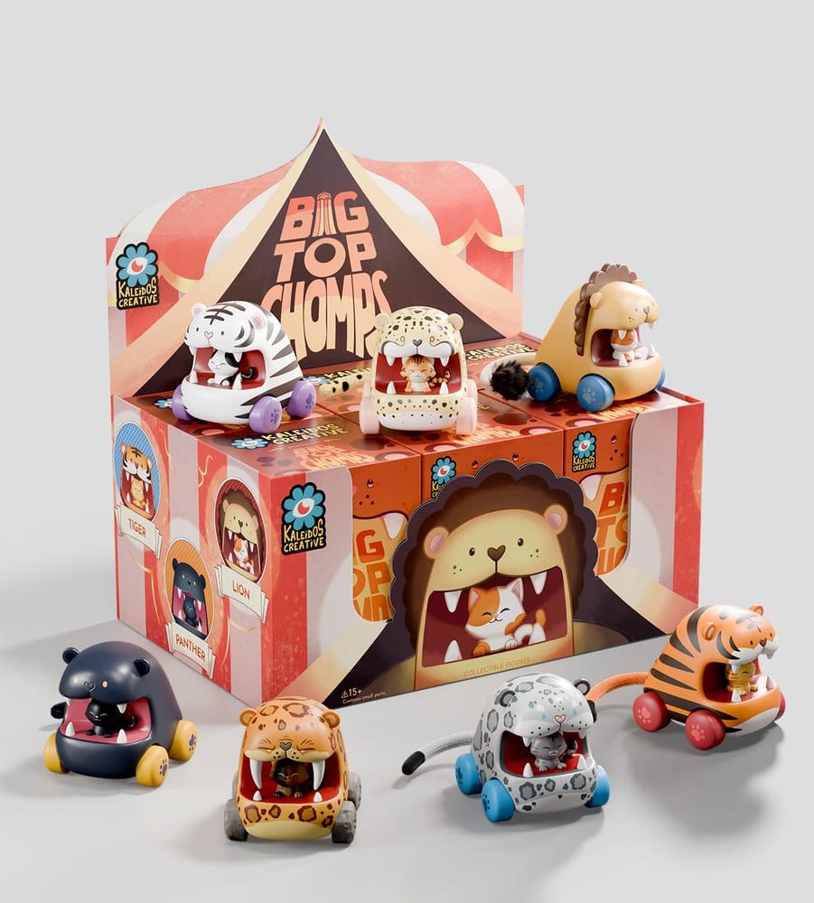 Big Top Chomps Figuras Mini S1 6 cm Blind Box Expositor (6)