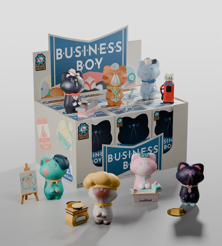 Business Boy Figuras Mini S1 8 cm Blind Box Expositor (6)