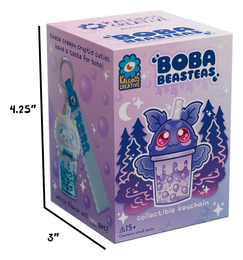 Boba Beasteas Llavero 8 cm Blind Box Expositor (6)