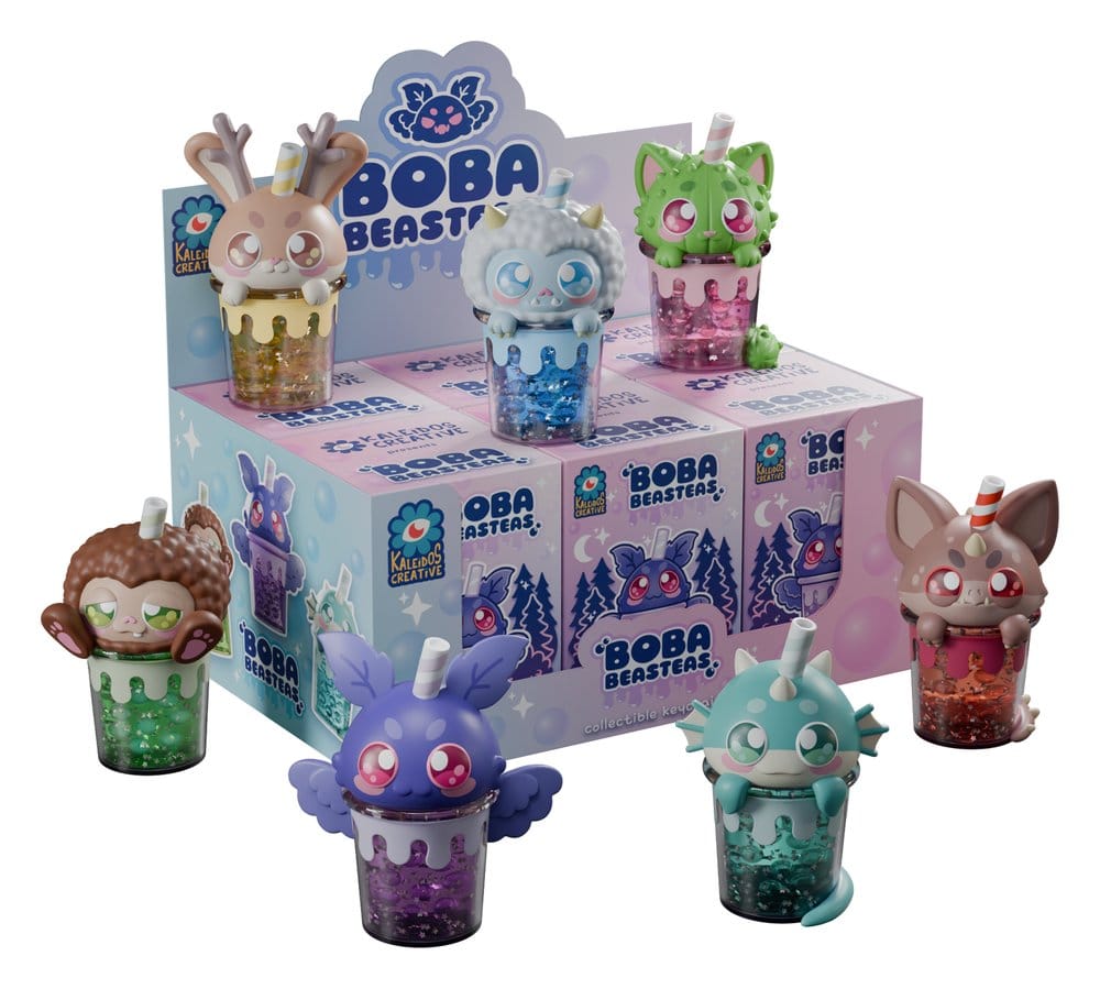 Boba Beasteas Llavero 8 cm Blind Box Expositor (6)