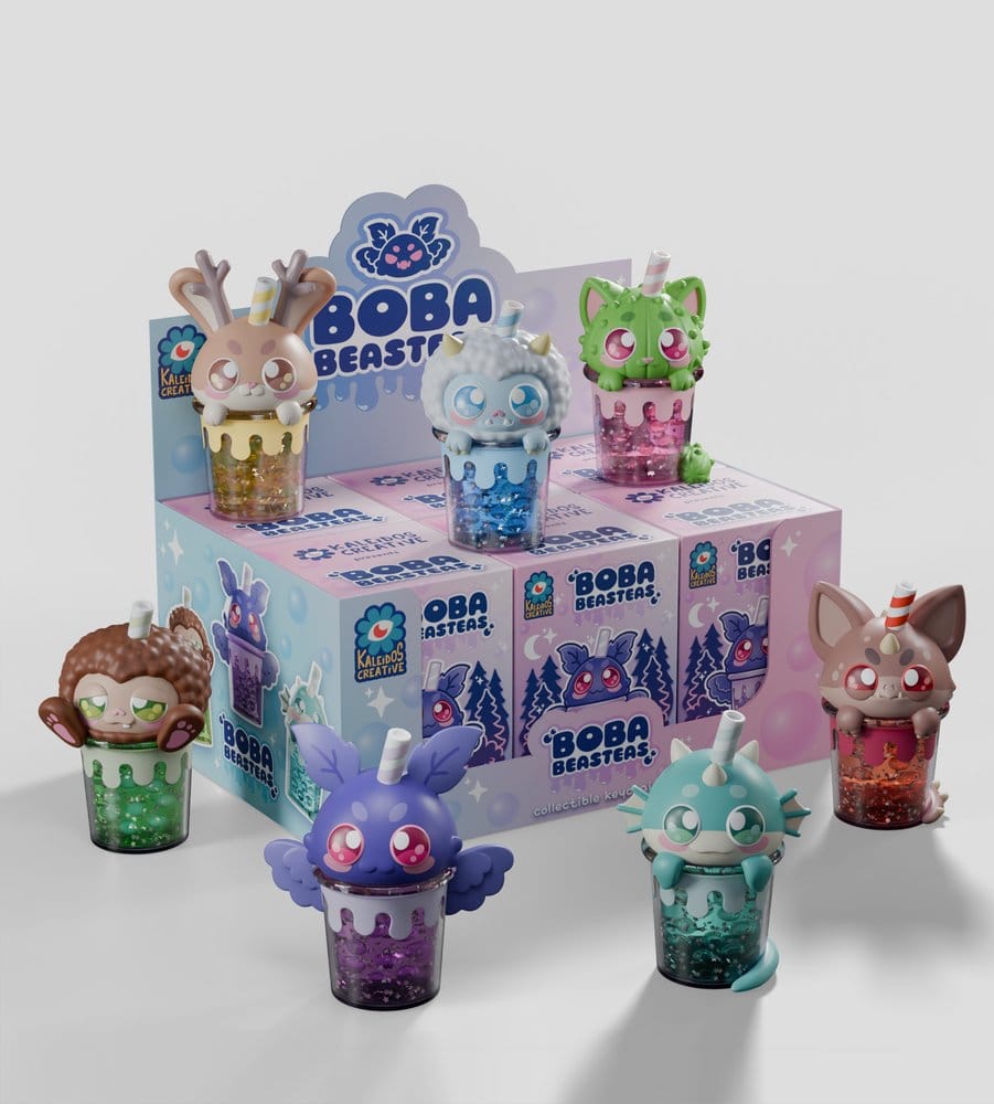 Boba Beasteas Llavero 8 cm Blind Box Expositor (6)