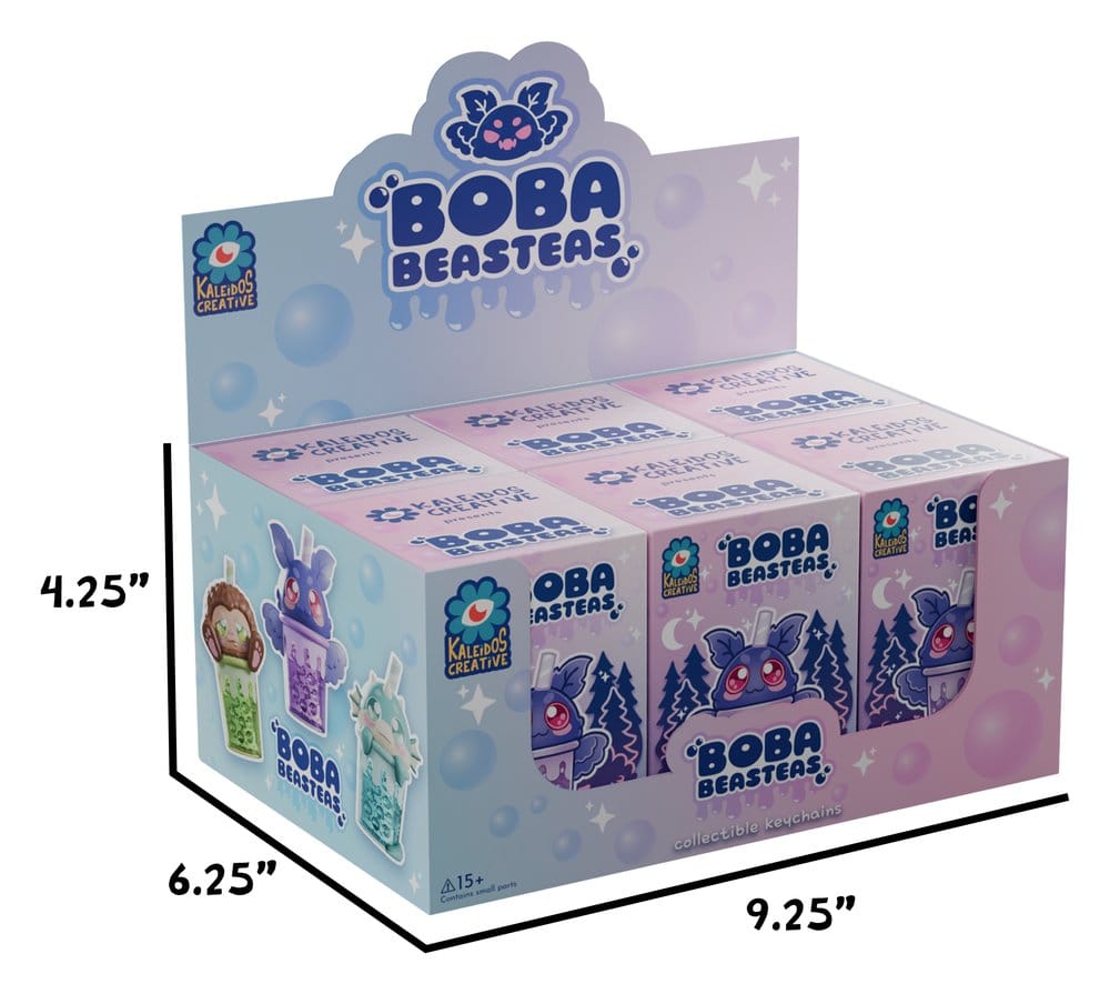 Boba Beasteas Llavero 8 cm Blind Box Expositor (6)