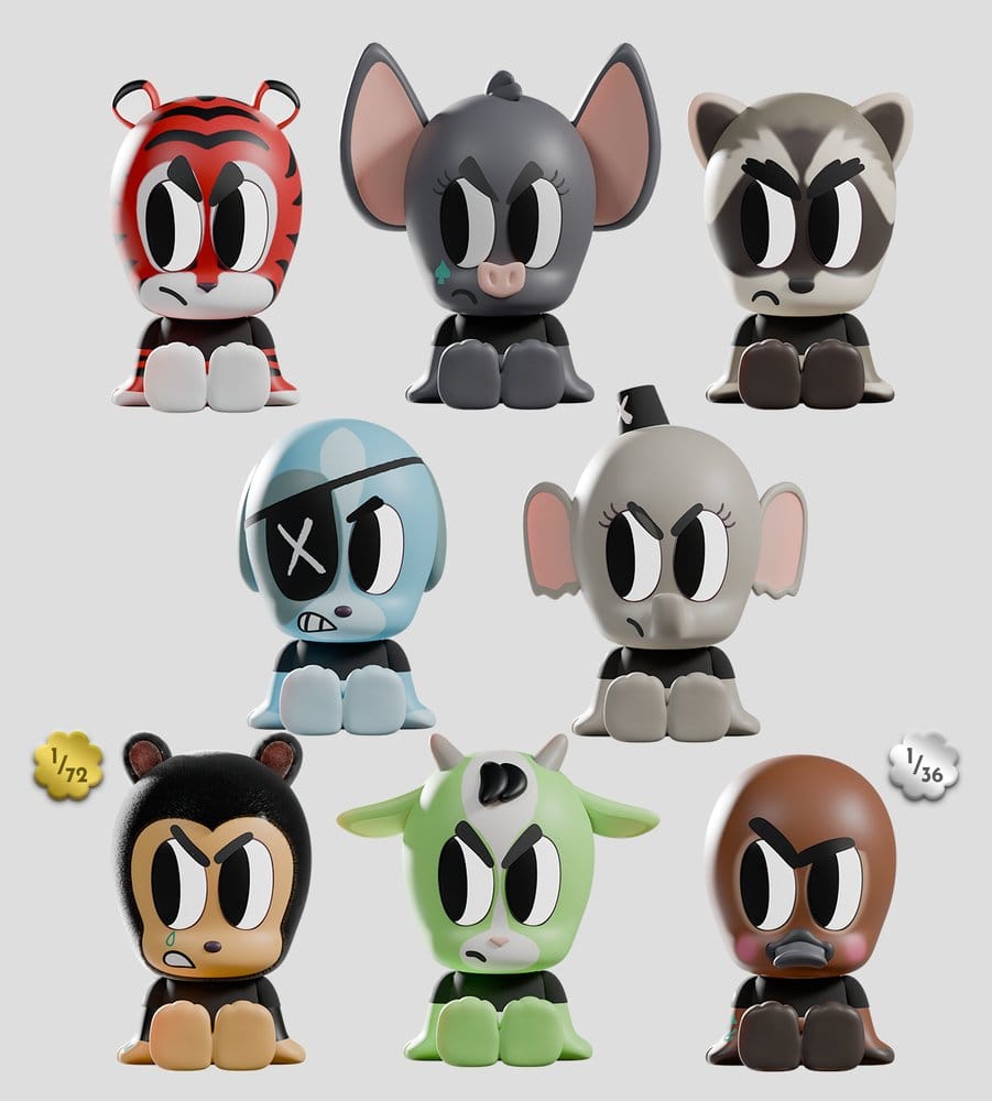 Tiny Shiny Hiney Peakers Figuras Mini S2 7 cm Blind Box Expositor (6) Frikytopia