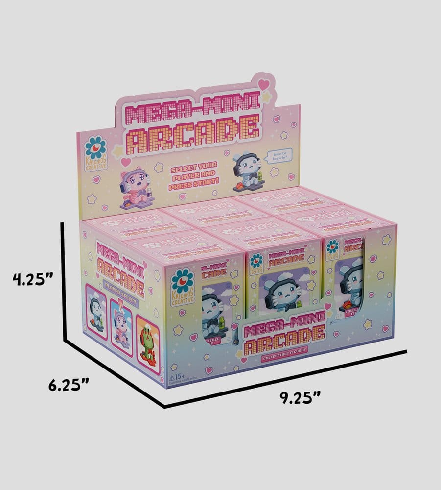 Mega Mini Arcade Figuras Mini S1 6 cm Blind Box Expositor (6)