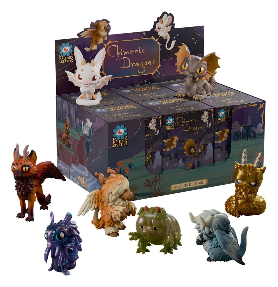 Chimeric Dragons Figuras Mini S1 8 cm Blind Box Expositor (6)
