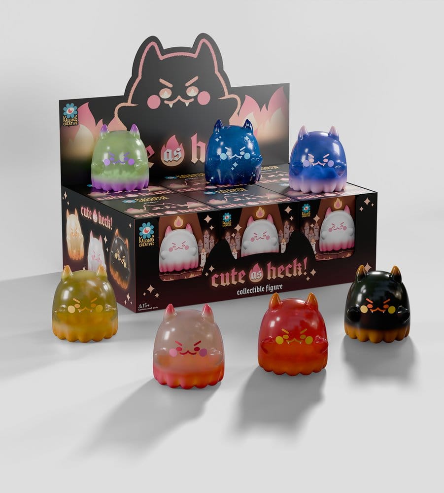Cute As Heck Figuras Mini S1 9 cm Blind Box Expositor (6)