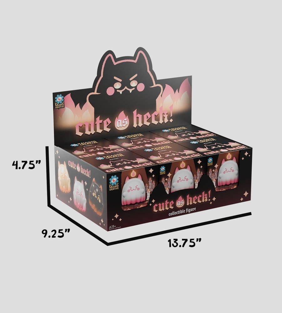 Cute As Heck Figuras Mini S1 9 cm Blind Box Expositor (6)