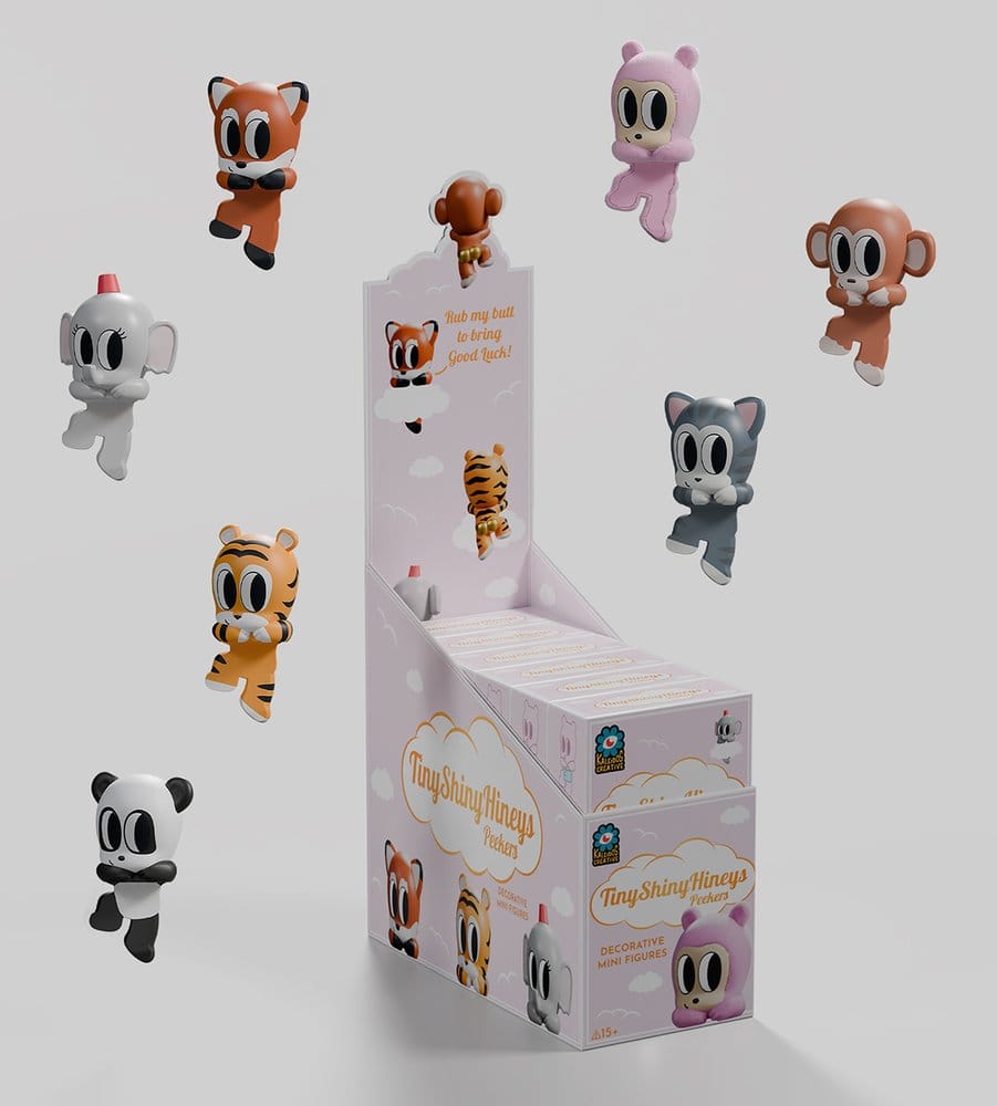Tiny Shiny Hiney Peakers Figuras Mini S1 6 cm Blind Box Expositor (6)