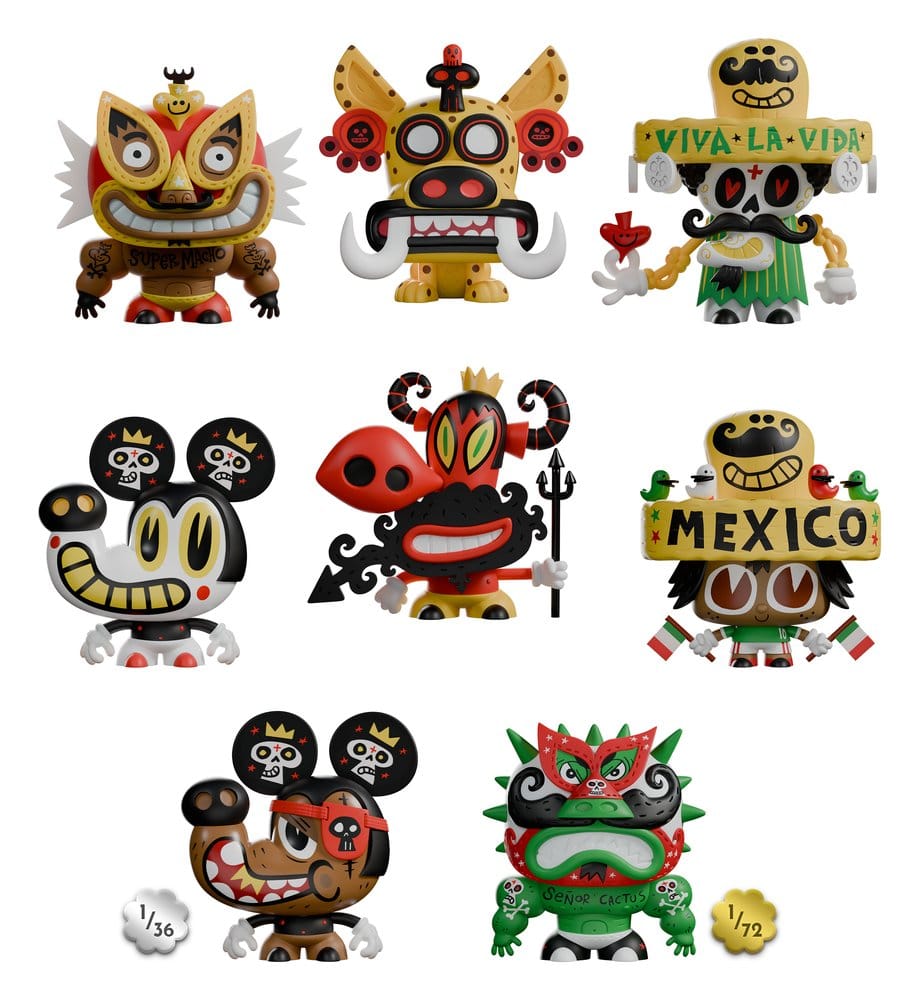 Super Machito Figuras Mini S1 10 cm Blind Box Expositor (6)