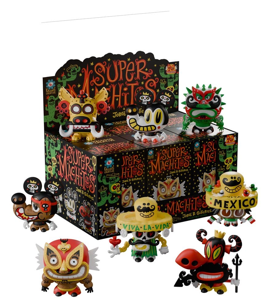 Super Machito Figuras Mini S1 10 cm Blind Box Expositor (6)