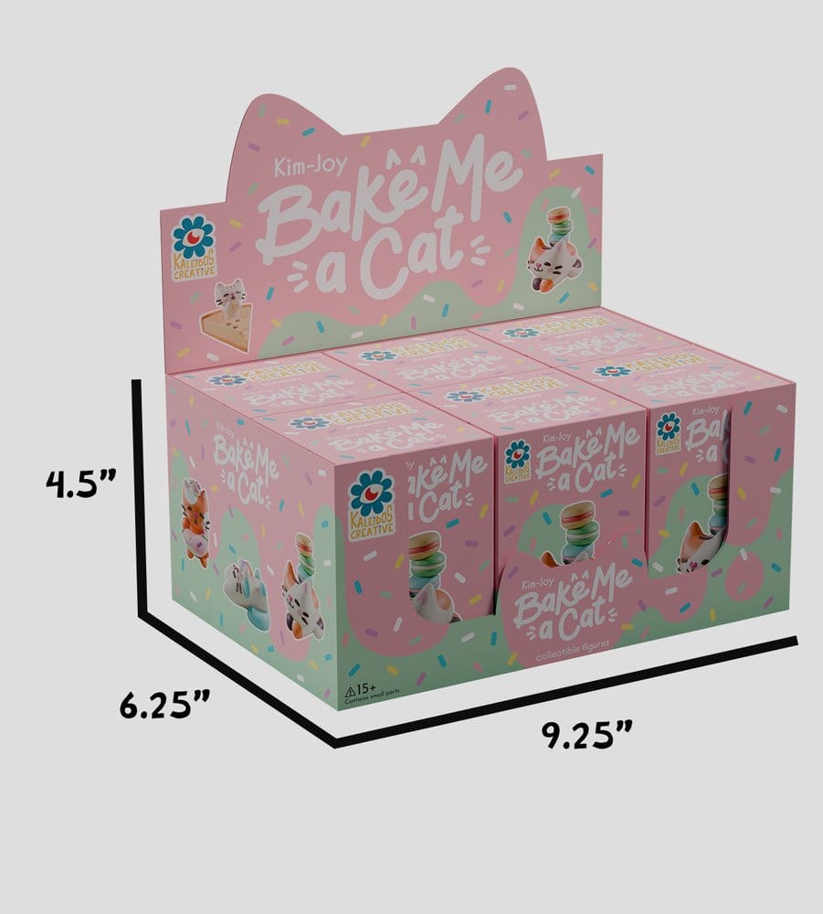 Bake Me a Cat Figuras Mini S1 7 cm Blind Box Expositor (6)