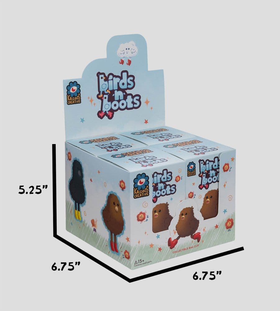 Birds N Boots Figuras Mini 8 cm Blind Box Expositor (4)