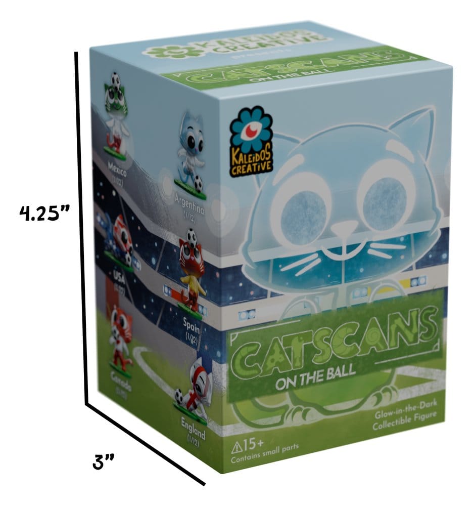 Cat Scans Figuras Mini S3 - On the Ball 6 cm Blind Box Expositor (12)