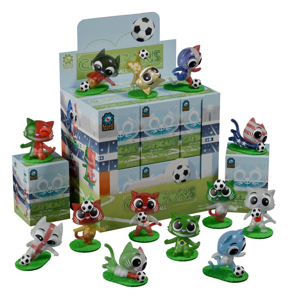 Cat Scans Figuras Mini S3 - On the Ball 6 cm Blind Box Expositor (12)