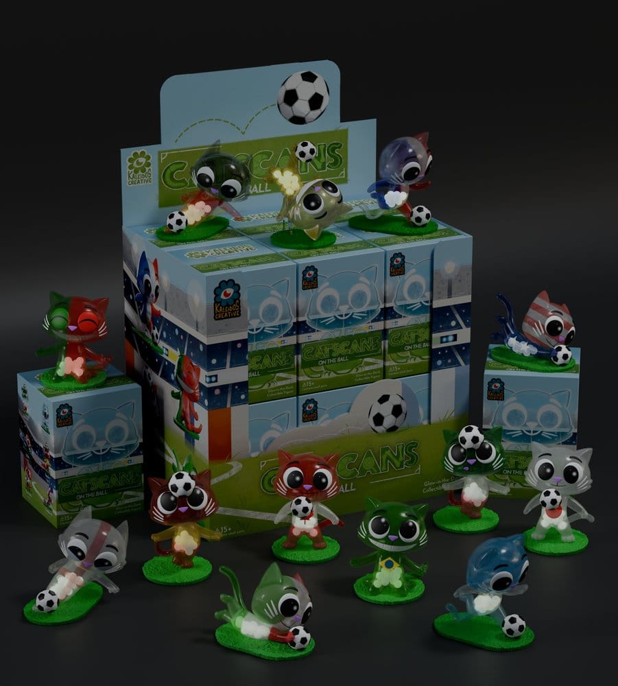 Cat Scans Figuras Mini S3 - On the Ball 6 cm Blind Box Expositor (12)